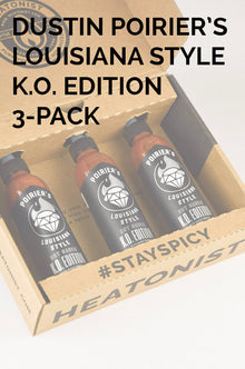 Dustin Poirier Hot Sauce - KO Edition 3 Pack A0