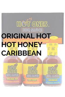 Hot Ones BBQ Trio Pack (Original / Hot Honey / Caribbean) Z8