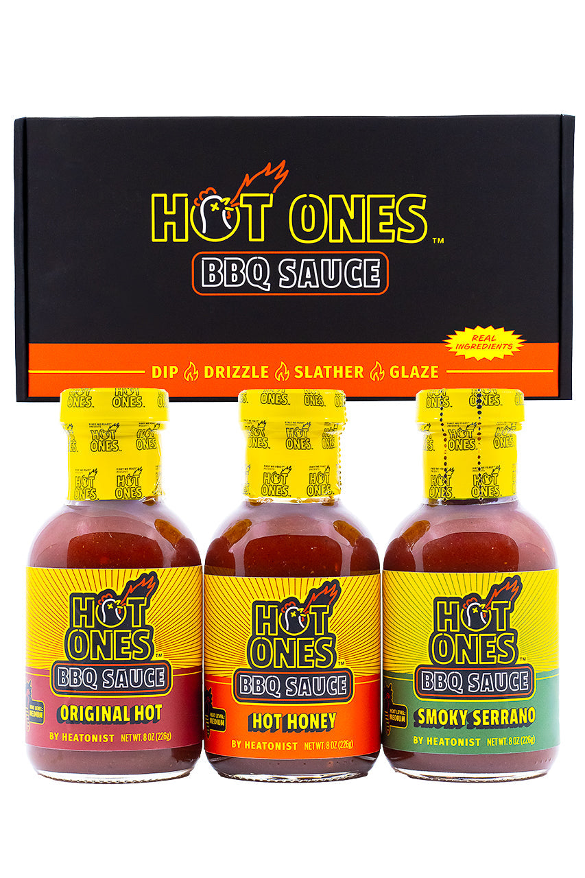 Hot Ones BBQ Trio Pack (Original / Hot Honey / Smoked Serrano) K2