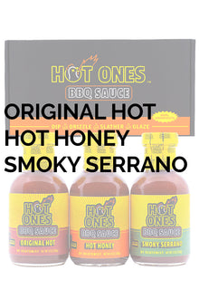 Hot Ones BBQ Trio Pack (Original / Hot Honey / Smoked Serrano) K2