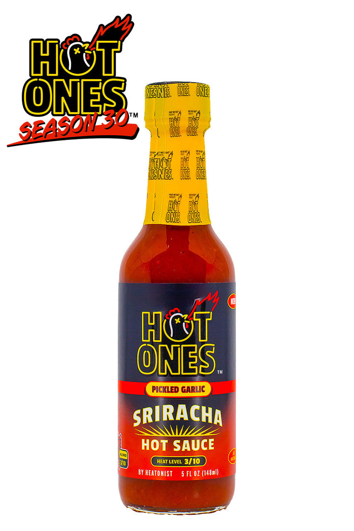 Pickled Garlic Sriracha | Hot Ones Hot Sauce V0