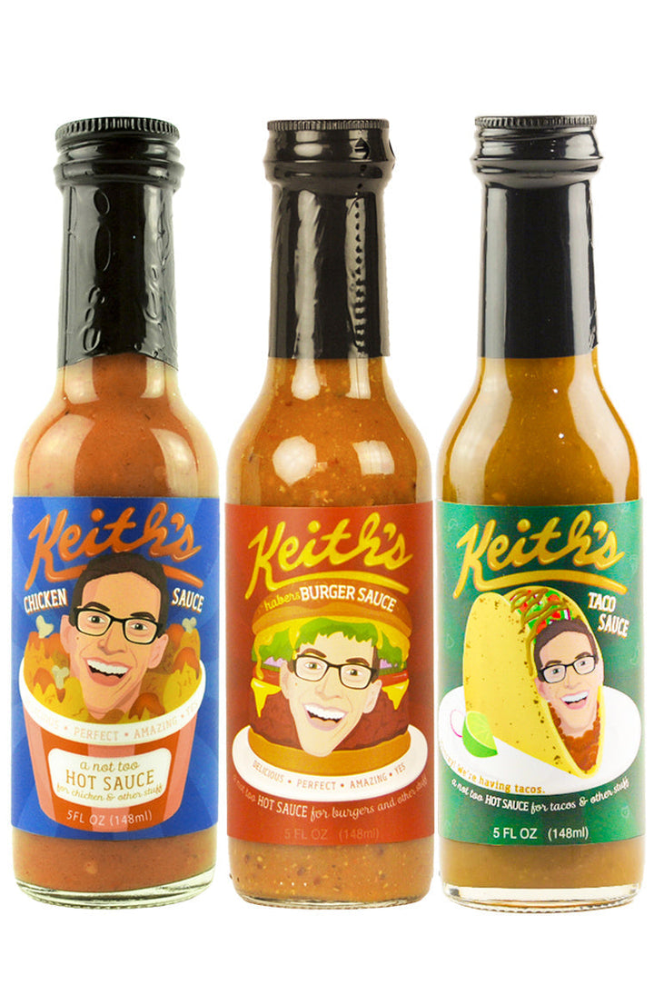 Keith's Hot Sauce Trio Pack B5