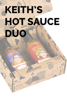 Chicken & Burger Hot Sauce Duo Pack | Keith's Y9