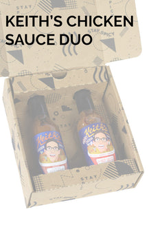 Keith's Chicken Sauce Hot Sauce Duo Pack | Keith's W7