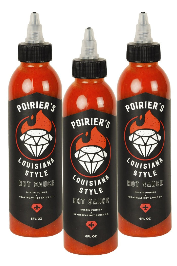 Dustin Poirier Hot Sauce 3 Pack | HEATONIST E3
