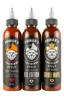 Poirier's Louisiana Style Hot Sauce Trio Pack | Dustin Poirier’s Louisiana Style Q7